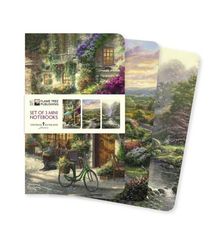 Bloknot \ Блокнот \ Notebook  Thomas Kinkade Set of 3 Mini Notebooks