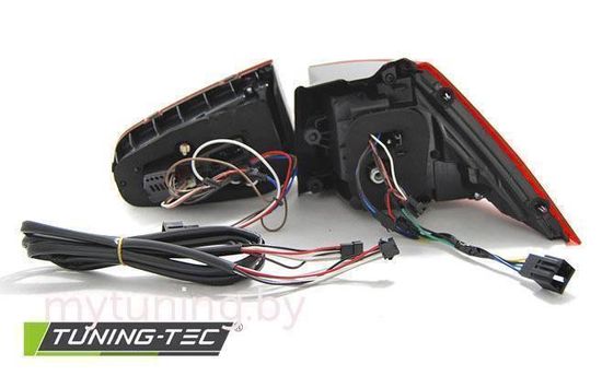 Фонари задние LED SPORT RED SMOKE SEQ для VW GOLF 7 13-17