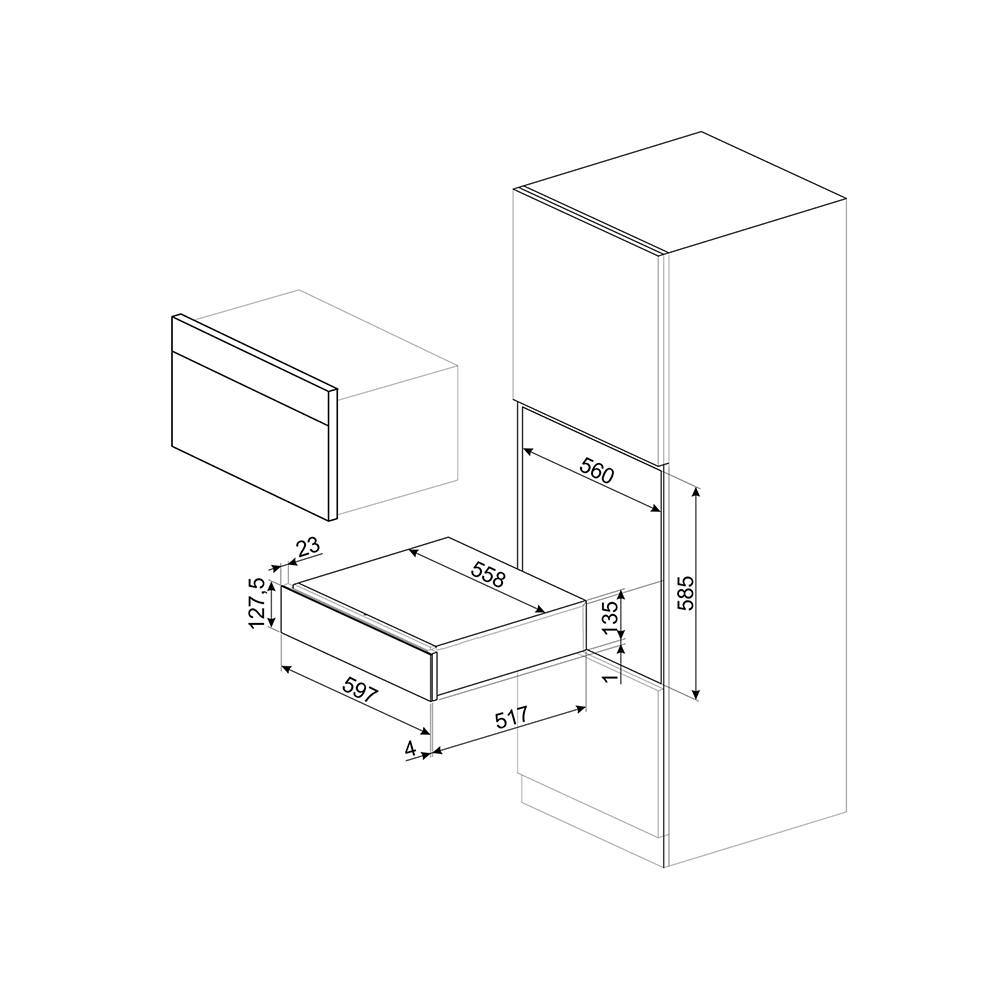 Ящик сомелье Smeg CPS115S