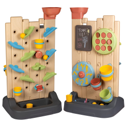 Развивающая доска-бизиборд Smoby Life 840301 двусторонняя 29 элементов для детей от 2 лет — фото 2