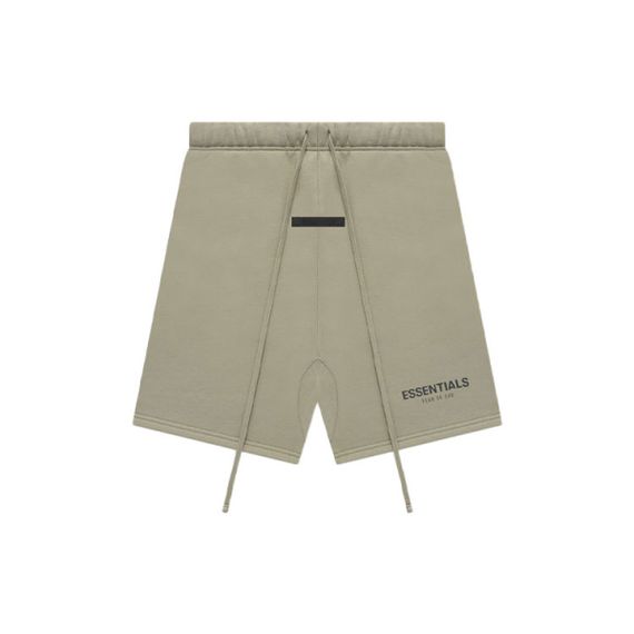 Fear of God Essentials FW21 Sweatshort Pistachio Logo