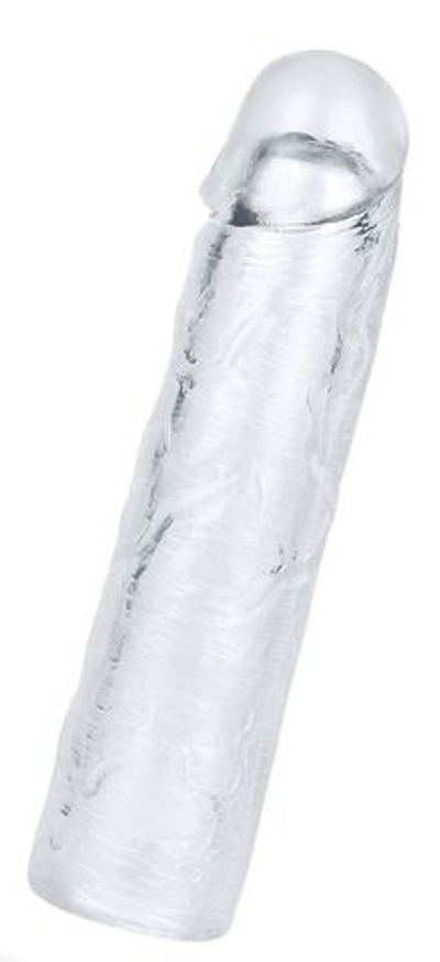 Прозрачная насадка-удлинитель Flawless Clear Penis Sleeve Add 2 - 19 см. (Цвет: прозрачный)