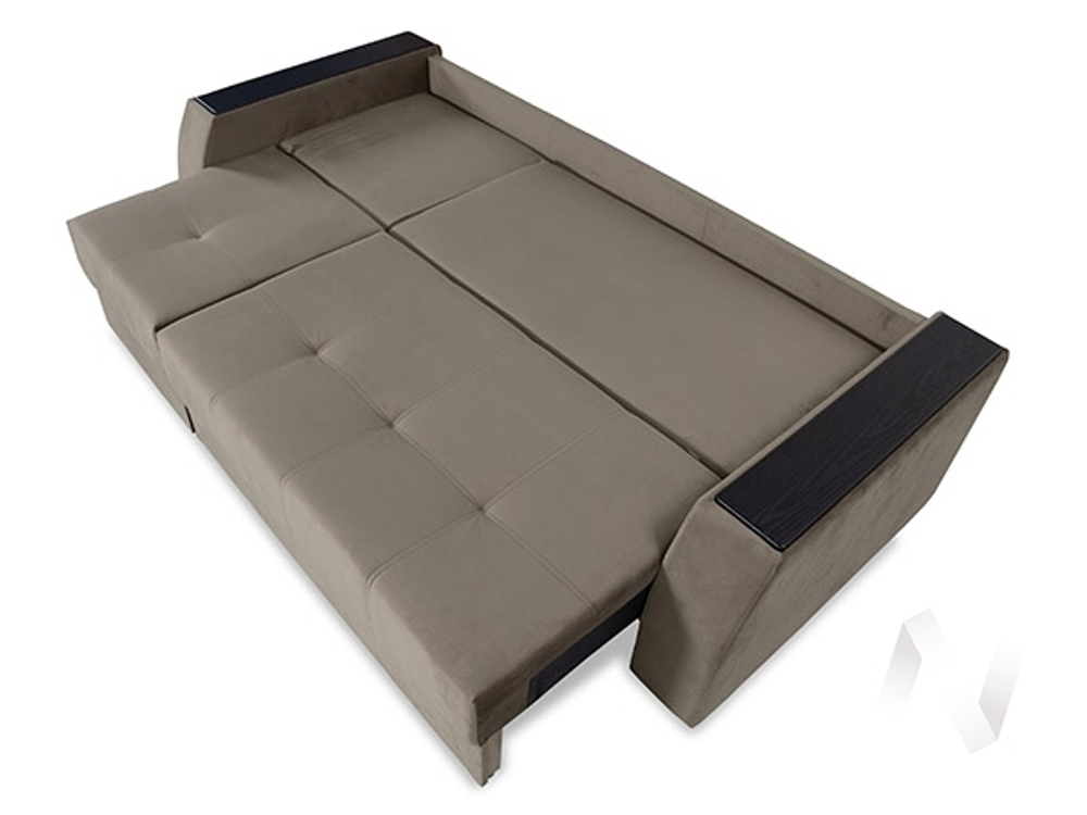 Диван прямой Спинер (МД) GROUND 06 (песочно-серый)