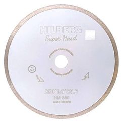 Диск алмазный по керамограниту и плитке Hilberg Super Hard 230х25.4мм (HM660)