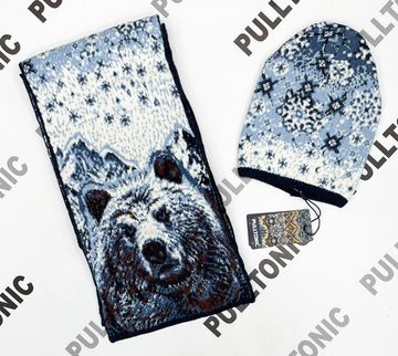 Комплект шарф и шапочка PULLTONIC - "Хозяин Тайги"