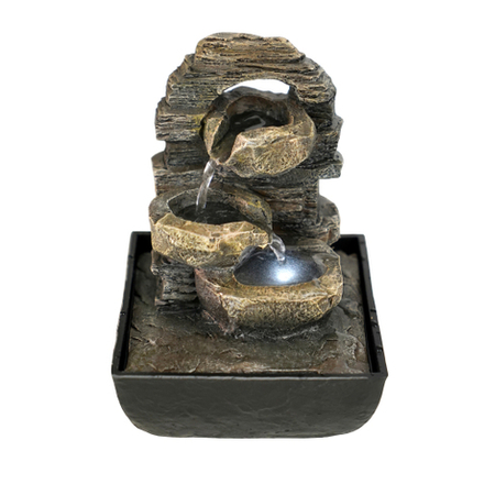 Настольный фонтан GREEN APPLE GANF-11 Камни