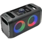 Perfeo Bluetooth-колонка "DUAL RING" 3" LED, FM, MP3 USB/microSD, AUX, TWS, MIC, 10Вт, черная