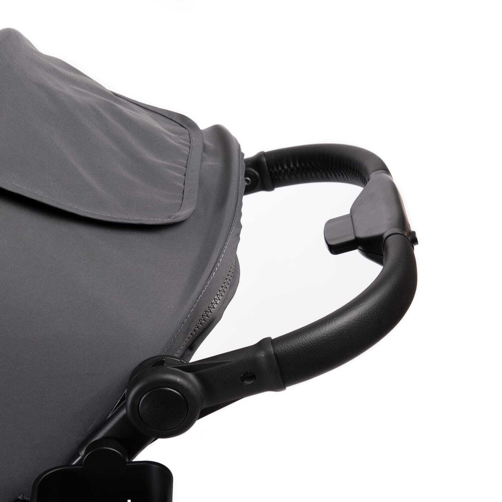 Коляска прогулочная Peppy Polo (steel grey) хром рама