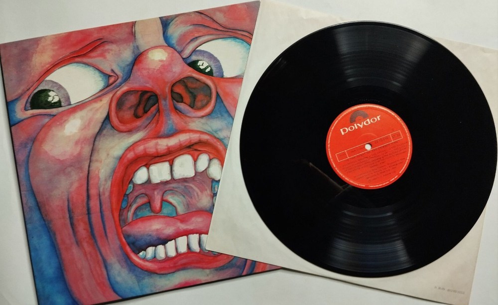 Винтажная виниловая пластинка LP King Crimson In The Court Of The Crimson King (Spain 1977)