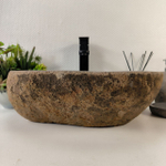 Раковина из речного камня RS-65222 48*41*15 0856
