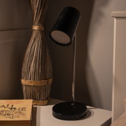 ULM-B600 6W-4500K-DIM BLACK Светильник настольный светодиодный. 6W. Сенсорный выключатель. Диммер. Черный. ТМ Uniel