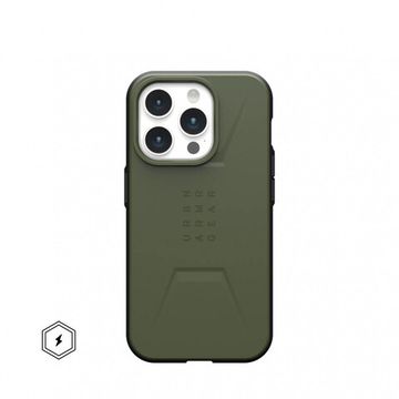 Чехол с поддержкой MAGSAFE Uag Civilian для iPhone 15 Pro MAX 6.7", цвет оливковый (Olive Drab)
