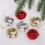 Украшение новогоднее «Бубенчики» 4 см (набор 6 шт), Микс цветов