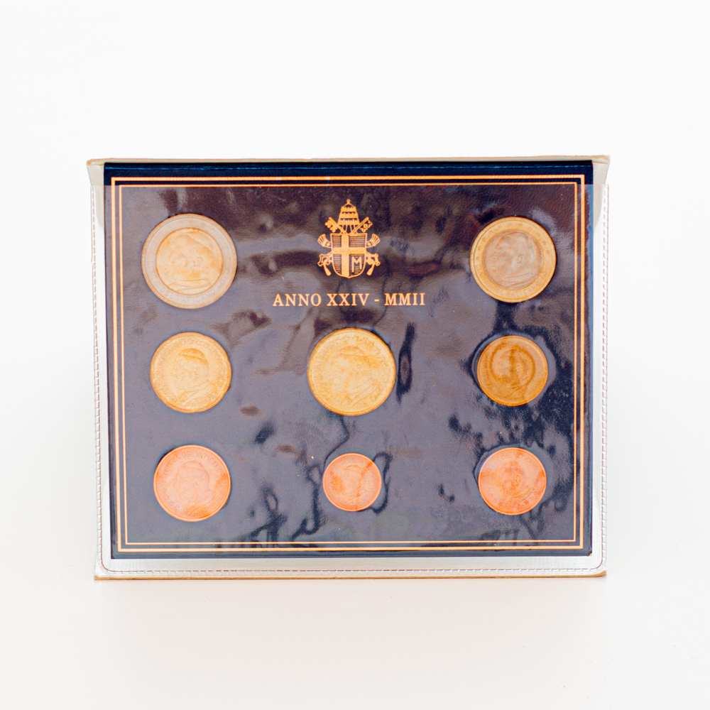 Vatican 2002 BU Set – Official Euro Coin Set