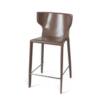 Стул полубарный Austin, кожа капучино