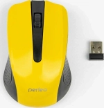 Мышь беспроводная PERFEO RAINBOW PF-3438 3 кн черно-жёлтая