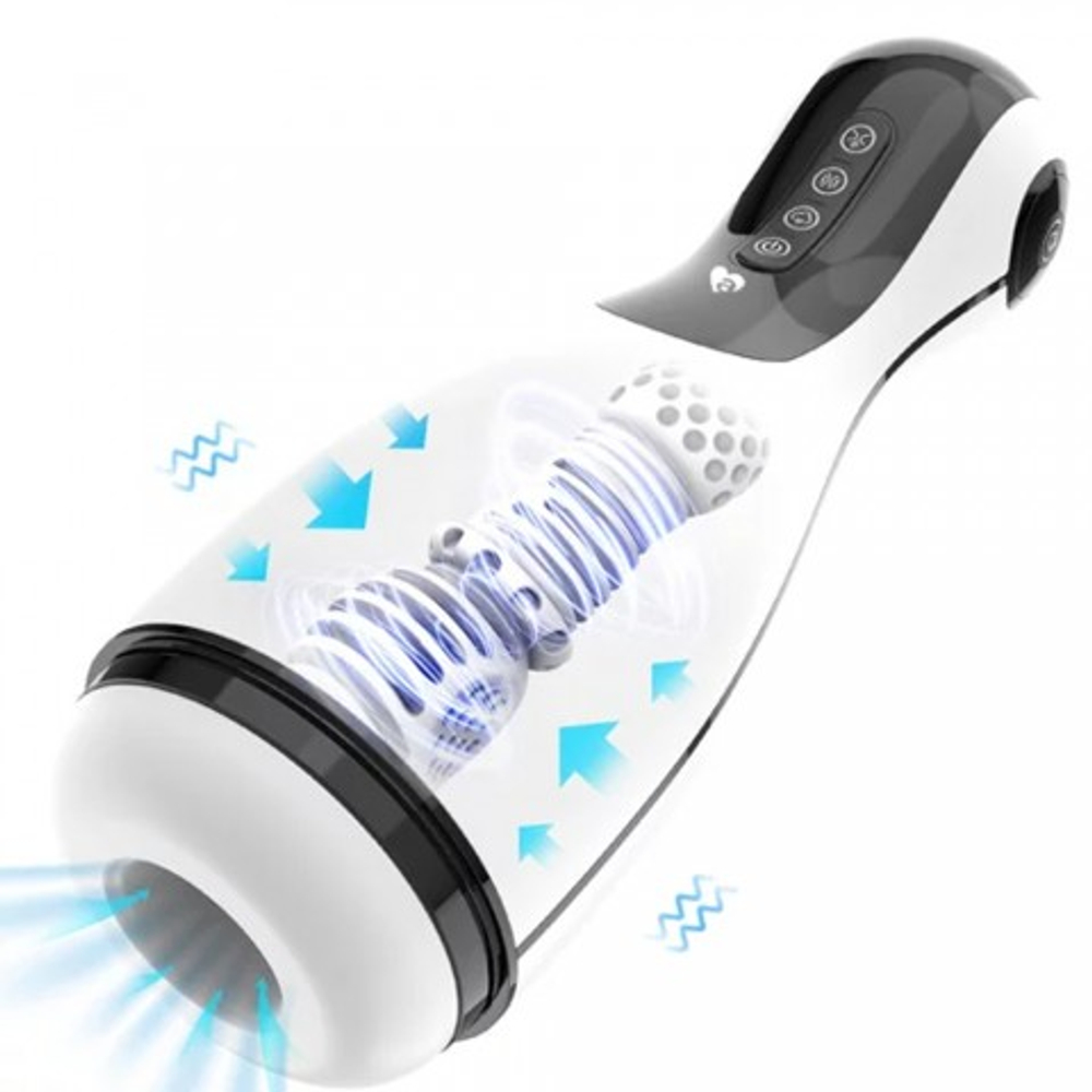 Инновационный мастурбатор Good night с имитацией орального секса Amovibe (белый)