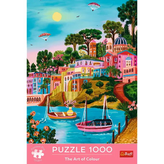 Pazl \ Puzzle \ Пазлы Puzzles - "1000 Premium Plus" - The Art of Colour: Syros, Greece