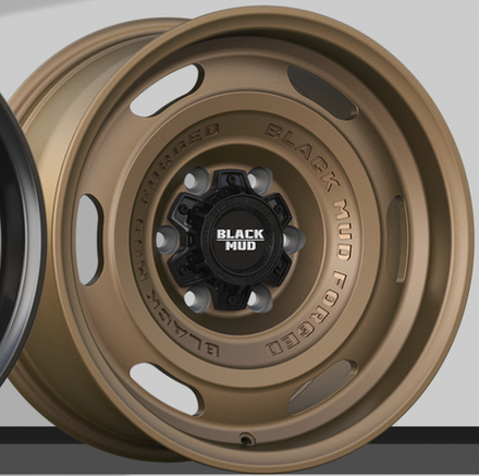 Диск колесный, кованый rt520 R17 8,0 ЕТ0 Black Mud Wheels Matte Bronze