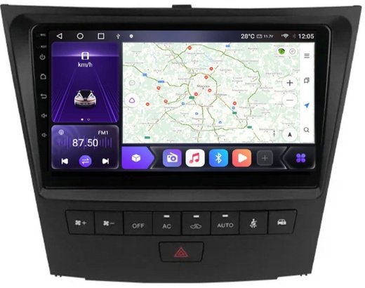 Магнитола для Lexus GS III 2005-2012 - Carmedia OL-9564 QLed, Android 12, TS10, CarPlay, 4G SIM-слот