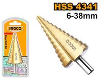 Ступенчатое сверло 6-38мм SUPER INGCO AKSDS63803 INDUSTRIAL