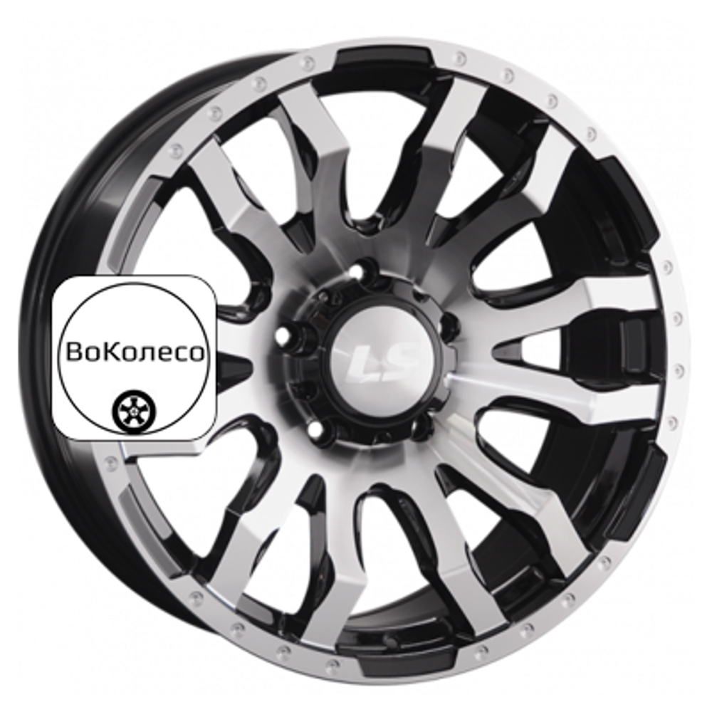 9x20/6x139,7 ET20 D100,1 1294 BKF (конус, Колпак+лого) LS