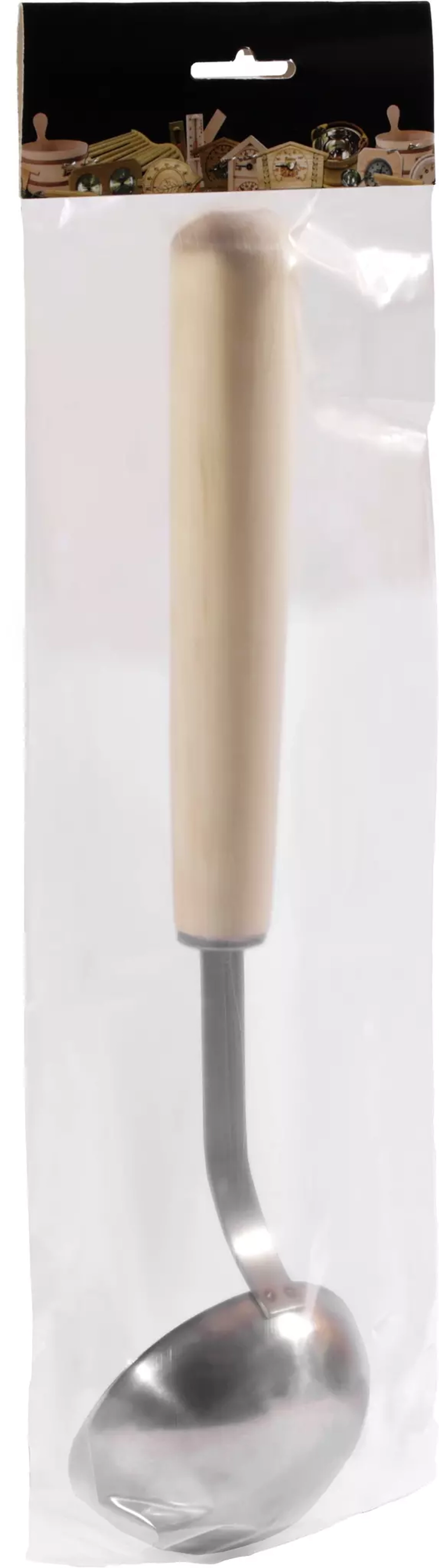 SAWO Черпак из нерж. с дерев. ручкой, 442-МA (D100) 237 ml