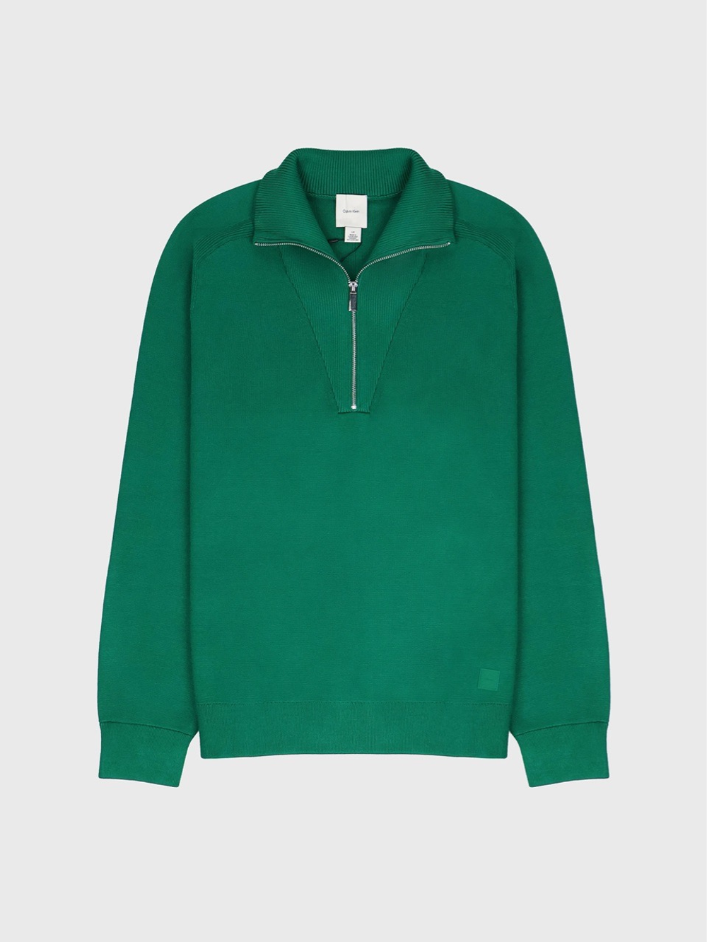 Свитер Calvin Klein Tech Knit Quarter Zip Sweater Deco Green