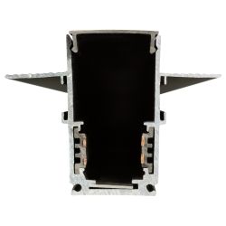 Магнитный трековый шинопровод ЭРА TRM-R20-200 BK встраиваемый 2м черный для системы NOVA | Магнитный шинопровод и аксессуары