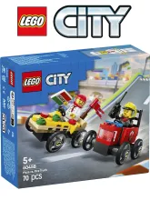 Конструктор Сity 60458 Пицца против пожарной машины