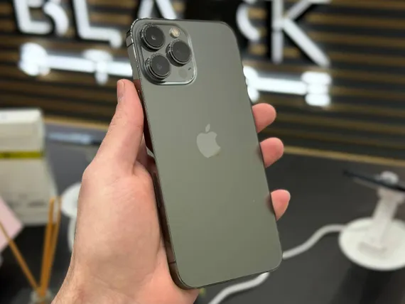 Б/У Телефон Apple iPhone 13 Pro Max 128GB 78%  Graphite (QW9V36X6V1)