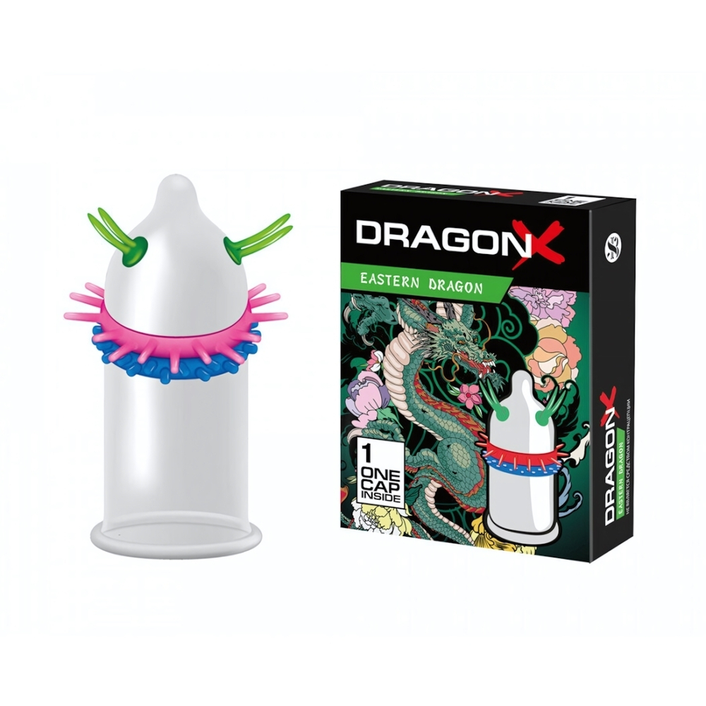 Насадка стимулирующая Sitabella Extender Eastern Dragon с усиками 1 шт