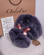 Зайчик Бигфут (темный графит)