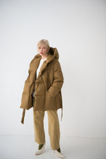 Пуховик с капюшоном YARMIN