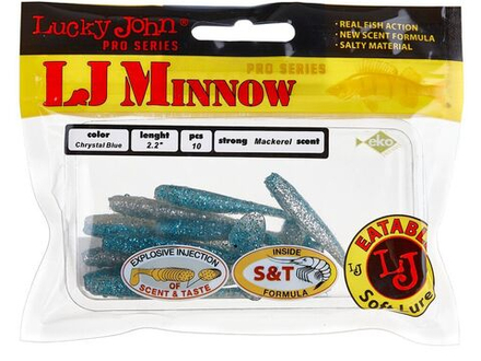 Виброхвосты съедобные LJ Pro Series MINNOW 2.2in (05.60)/T05 10шт.