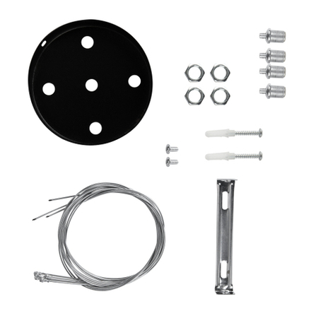 Монтажный набор ЭРА SPO-AC-MOUNTKIT-4B для светильников LED ЭРА Geometria черный