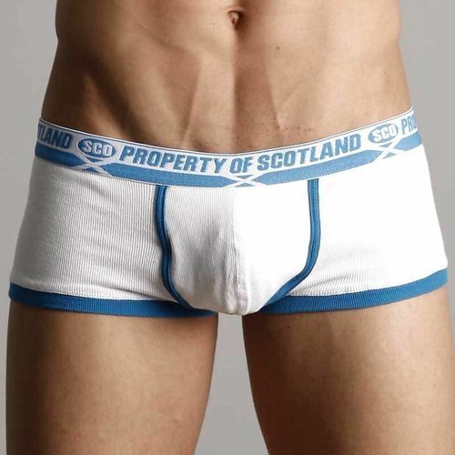Мужские трусы хипсы белые Aussiebum Property of Scotland White AB00075