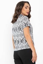 Поло Тренди (белое/узор) Б14094-10М LT Collection