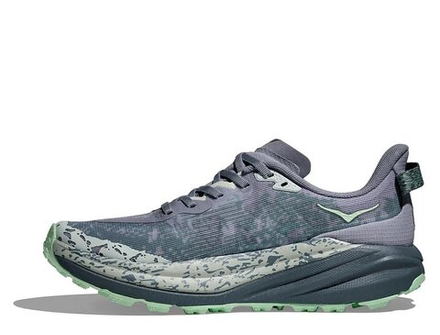 Кроссовки для бега женские Hoka Speedgoat 6 Фиолетово-Зеленые