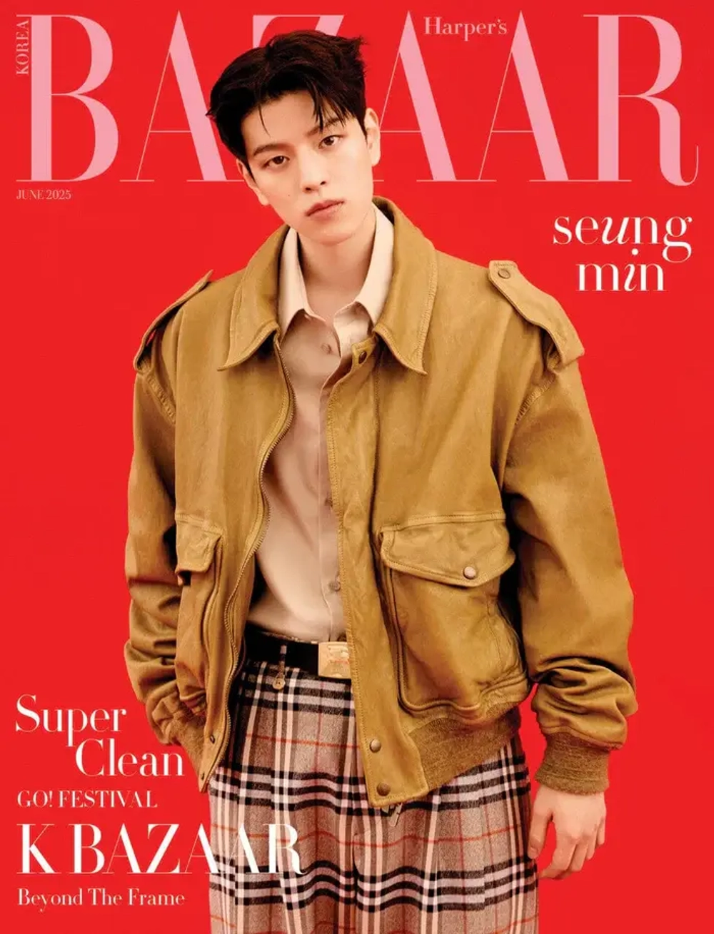 Журнал Bazaar - 2025. 06 [Обложка: Stray Kids Seungmin]