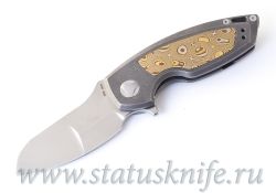 Нож CKF PeaceDuke М390, Мокумэ Кастом, дизайн Малышевфотография - 2