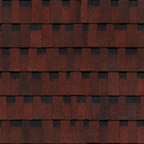 Ламинированная черепица Docke PIE DRAGON/ EUROPA/ Красный