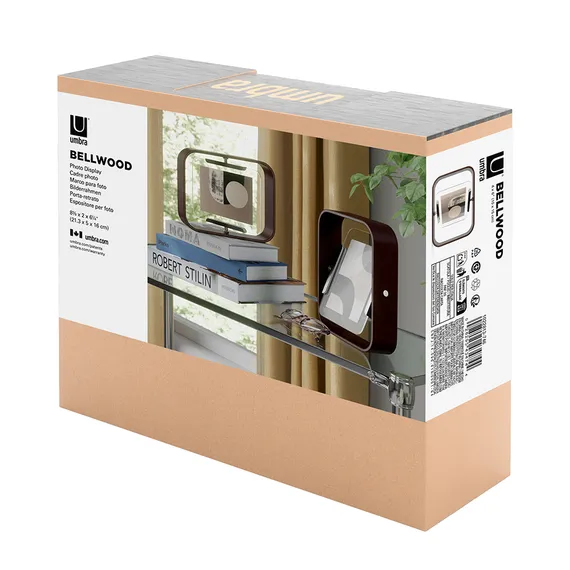 Фоторамка двусторонняя bellwood, 16х22 см, состаренный орех