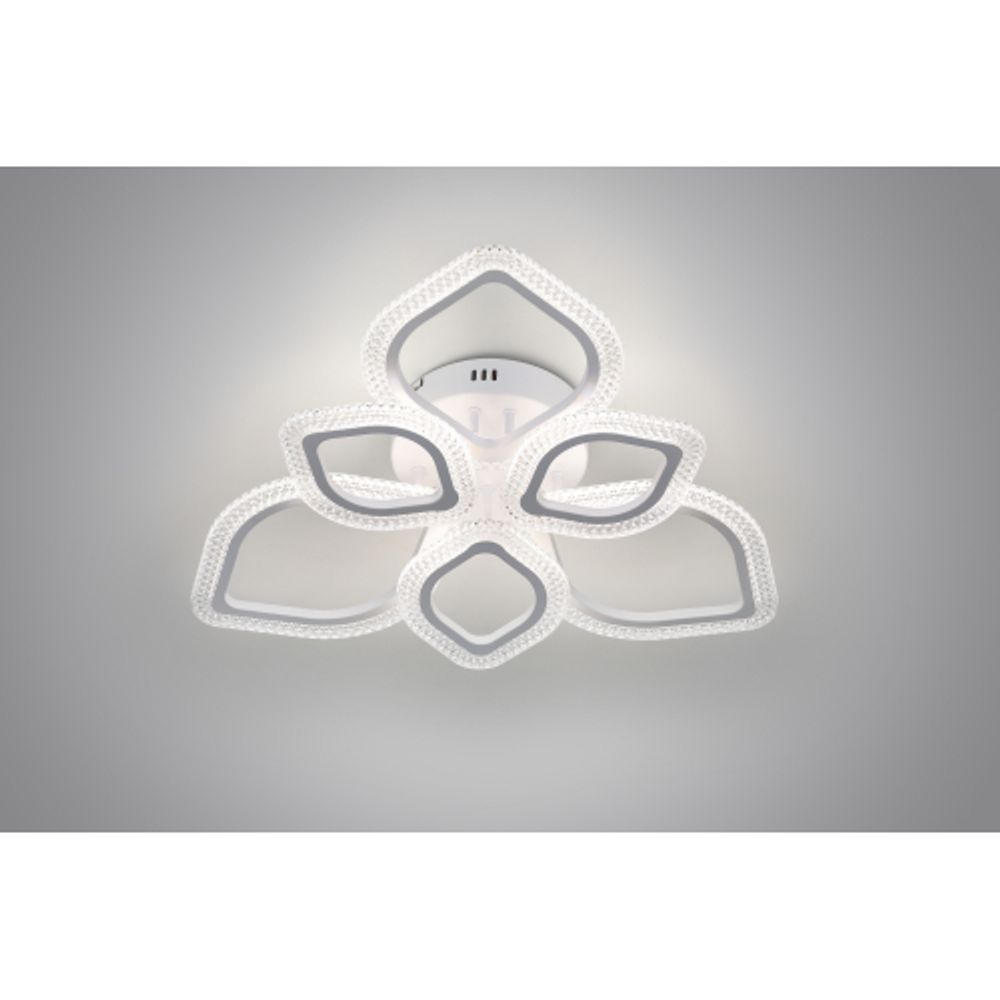 Светильник потолочный светодиодный Rivoli Megan 6110-107 106 Вт LED 2800К - 6200К модерн с пультом | Rivoli