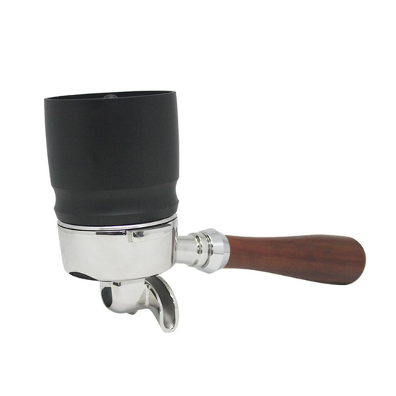 Воронка чашка для холдера портафильтра нерж. d 7,7 см h7,6 см черная алюм. P.L.- Barbossa