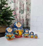 Матрёшка "С курочкой" традиция 5м 15см пузатая