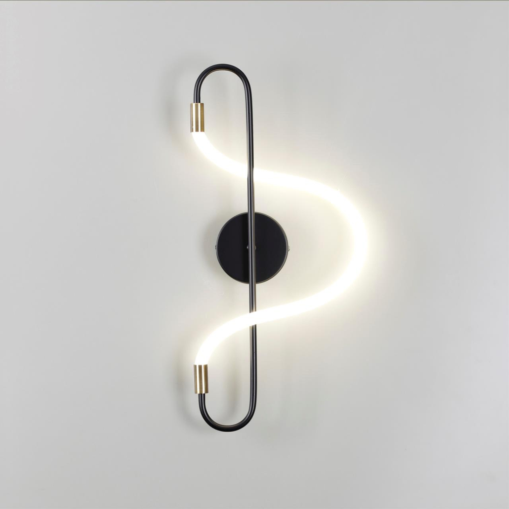 4303/12WL HIGHTECH ODL22 447 черный/античная бронза Настенный светильник IP20 LED 12W 720Лм 4000K KEYS