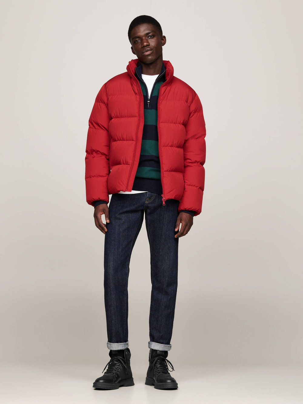 Кожаные трапперы Tommy Hilfiger - черный(FM0FM05180)