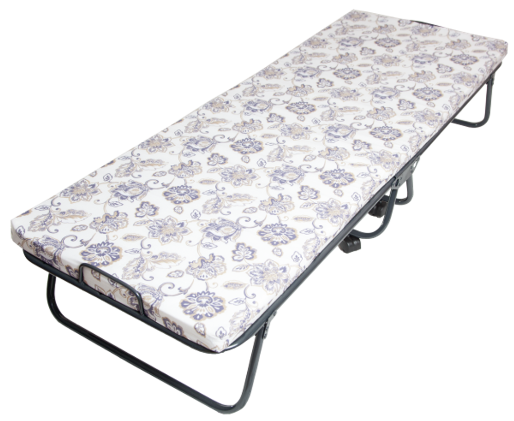 Кровать -тумба Юлия листовой поролон арт.С5Л (цвет ткани серый рис. одуванчик (1 шт. в уп.)