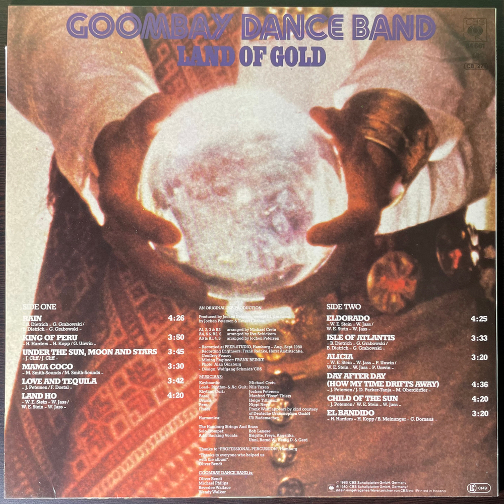 Goombay Dance Band ‎– Land Of Gold (Голландия 1980г.)